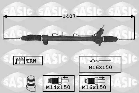 SASIC 7006018 Рул. рейка [ГУ]