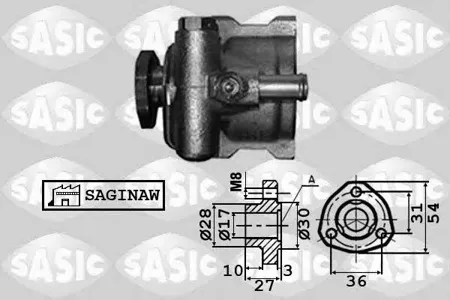 SASIC 7076029 Насос гидроусилителя