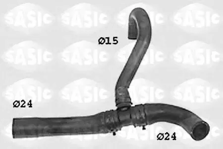SASIC SWH6782 Патрубок VAG -01 1.9TDI сист.охл.