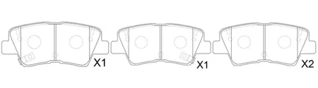 SB NAGAMOCHI BP11538 Колодки торм.