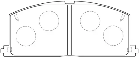 SB NAGAMOCHI BP21077 Колодки торм. 