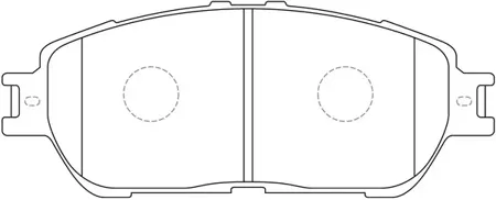 SB NAGAMOCHI BP21480 Колодки дисковые Toyota Camry 3.0 2001 - 2006 Toyota Estima 2.4 2000 - 2006 Toyota Alphard 2.4 2003 - 2008