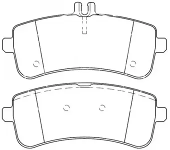 SB NAGAMOCHI BP31024 Колодки торм.задние Mercedes W222С217 4.76.0i 13>