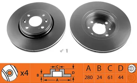 SB NAGAMOCHI BR43109T Диск тормозной перед