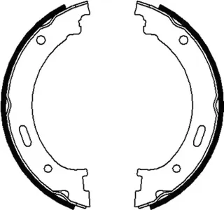 SB NAGAMOCHI BS52001 Колодки торм.барабанные 
