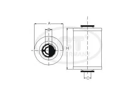SCT SC7064P Фильтр топливный