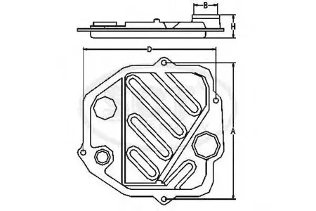 SCT SG1010 Фильтр АКПП 