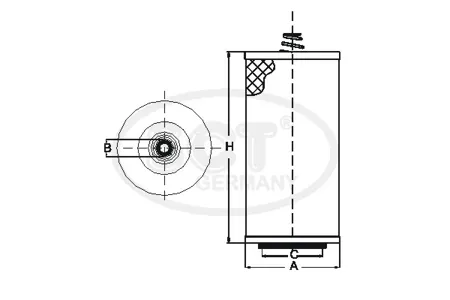SCT SH4082P Фильтр масляный MB E W212 M 166 S C216 S W221 11-