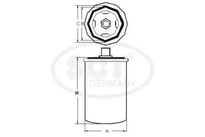 SCT SM5086 Фильтр масляный SM 5086