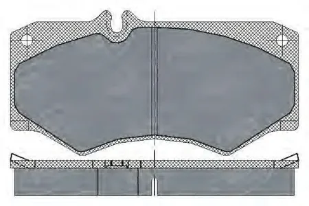 SCT SP104 Колодки торм.задние Mercedes G-MODELL(W463) 98-07-12-T1 96-