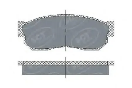 SCT SP109 Колодки торм.задние Nissan Sunny -91