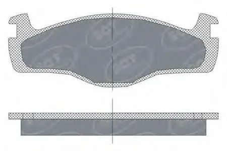 SCT SP115 Колодки торм.задние VW Golf II,III I 85-99 Vento