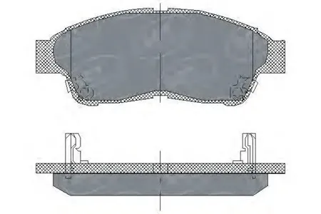 SCT SP134 Колодки торм.задние Toyota RAV 4 I 94-00 Corolla (E10) 92-97C