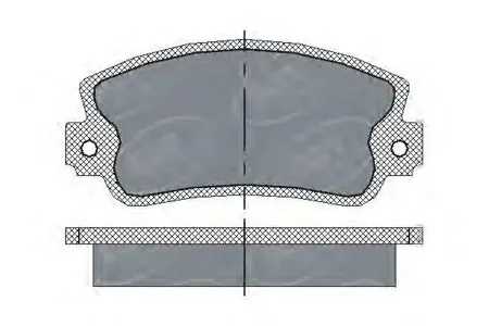 SCT SP143 Колодки торм.задние Seat Ibiza -93 Fiat UNO -91