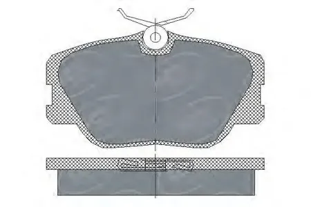 SCT SP167 Колодки торм.задние Mercedes W201W124W201W126