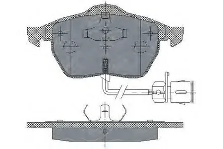 SCT SP178 Колодки торм.задние Audi A6 -97A3 1.8T 98-03VW G4 1.9D1.8T
