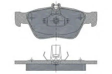 SCT SP226 Колодки торм.задние Mercedes W210W202C208 2.0-2.8
