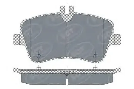 SCT SP246 Колодки торм.задние Mercedes C-CLASS(W203) 00-07CLK(C2090) 02