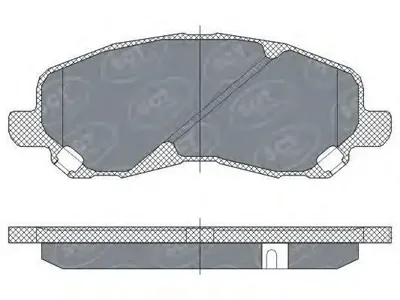 SCT SP273 Колодки торм.передние MITS OUTLANDER 12-ASXLANCER 03-10-CITR C4 AIRCROSSPEU.4008 12-