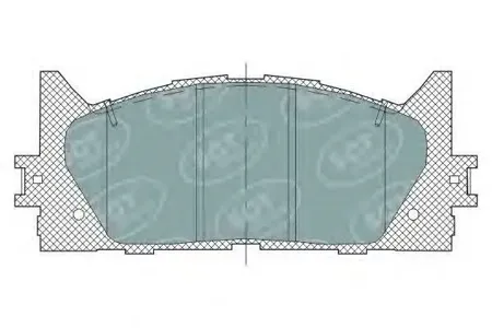 SCT SP325 Колодки торм.задние Toyota Camry V40 06-V50 2.53.5 11- Lexus ES 250350300h 06-12-