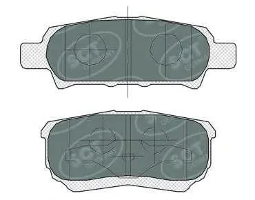 SCT SP373 Колодки торм.передние Mitsubishi LANCER 03-08-10-OUTLANDER IIIII 06-12- Jeep Compass s 11-