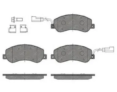 SCT SP437 Колодки торм.задние Ford Transit Transit Connect Transit Tourneo 06-14VW Amarok 10-