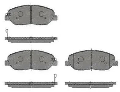 SCT SP448 Колодки торм. HYUN Santa Fe III (компл. 4шт.)