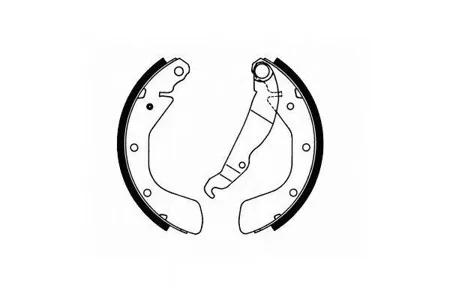 SCT SS520 Колодки торм. DRUM Opel Daewoo Astra FG Corsa Vectra Nexia Espero Lanos