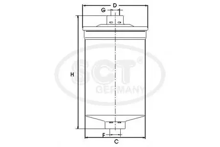 SCT ST329 Фильтр топливный Daewoo Nexia Matiz CHEV Aveo Lacetti Lanos Peugeot 3008 1.6 THPVTi 09-