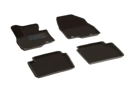 SEINTEX 83711 Коврик салона MAZDA 6 NEW (12-) 3D 3-х слойная конструкция черный (5 предм.) SEINTEX