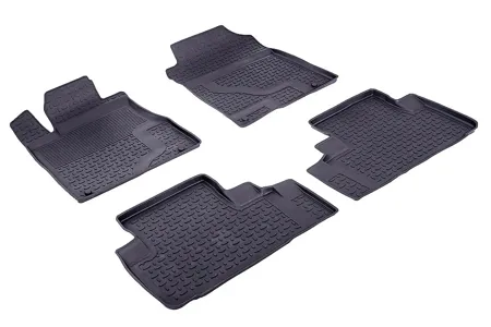 SEINTEX 85083 Коврик салона HONDA CR-V 4 (12-16) резина черный (4 предм.) SEINTEX