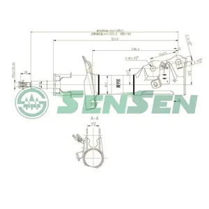 SENSEN 42140540 Амортизатор Honda Civic 06-11 пер. прав. Газ