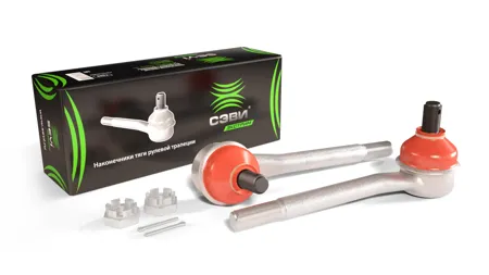 СЭВИ 7065 Наконечник тяги рулевой ВАЗ 2123 длинный (цена за 2шт.) СЭВИ-ЭКСТРИМ с крепежом