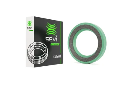 СЭВИ 80355040 Сальник коленчатого вала передний (FPM) для а/м LADA VESTA,XRAY ВАЗ:21214,21218,2123,2131 СЭВИ-ЭКСТРИМ