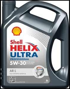 SHELL 550046684 SHELL 5W30 (5L) Helix Ultra AR-L масло моторное синт. ACEA C4, RN 0720