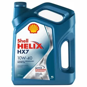 SHELL 550051575 Моторное масло 10W40 4л Helix HX7 API SN+SN, ACEA A3B3B4, Mercedes 229.3, VW 501.01505.00