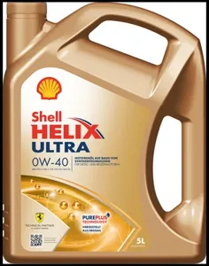 SHELL 550065928 Масло моторное SHELL HELIX ULTRA 0W40 A3/B4/SP синт.5л