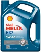 SHELL 550070319 Моторное масло HELIX HX7 5W40 AB4. SNCF 4л