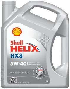 SHELL 550070336 Моторное масло 5W40 4л Helix HX8 ACEA A3B4, API SP, VW 502.00505.00,RN07000710