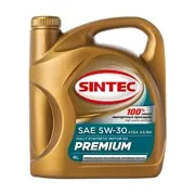 SINTEC 600103 Масло моторное синт. premeium 9000 5W30 4л API SLCF, ACEA A3B4, Mercedes 229.5,VW 502.00505.00