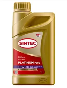 SINTEC 600152 Масло моторное синт. PLATINUM 7000 5W30 SN GF-6A SP 1л