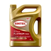 SINTEC 600167 Масло моторное синт. PLATINUM 10W40 А3В4 4л