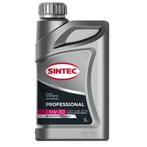 SINTEC 600173 Масло моторное синт. Professional 5W30 A5B5 1л