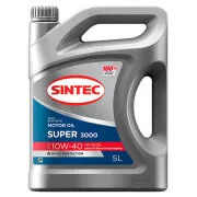 SINTEC 600293 Моторное масло SUPER 3000 10W40 SGCD 5л