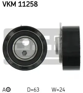 SKF VKM11258 Ролик натяжителя ремня ТНВД