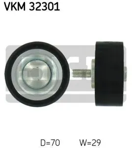 SKF VKM32301 Ролик приводной направляющий (он же ведущий, обводной, паразитный, холостой) поликлинового ремня