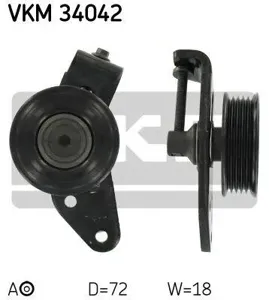 SKF VKM34042 Ролик натяжит. ремня (агрег.) Mondeo TD