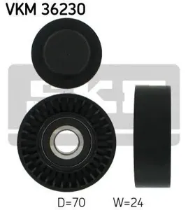 SKF VKM36230 Ролик обводной ремня генератора Volvo S60S80XC70XC90 2.4TD 01>