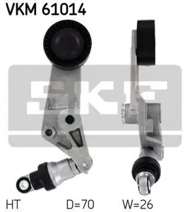 SKF VKM61014 Натяжитель ремня Toyota Avensis Corolla RAV 4 -05 1.4-1.8 с роликом