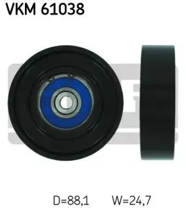 SKF VKM61038 Ролик натяжителя поликл.ремня